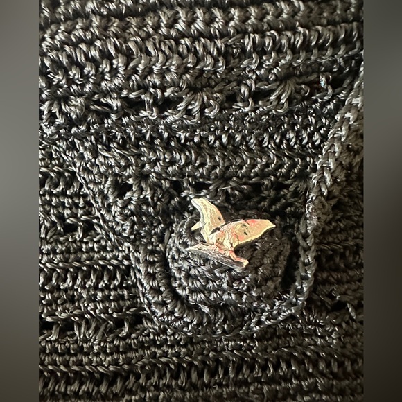 Rare Black Woven Vintage Purse from Italy - 1950’s/60’s - Picture 2 of 6